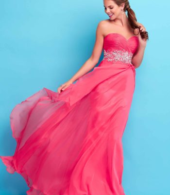 65110 różowa suknia wieczorowa